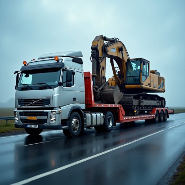 Flux_Dev_A_highangle_photograph_of_a_large_European_tractor_un_1