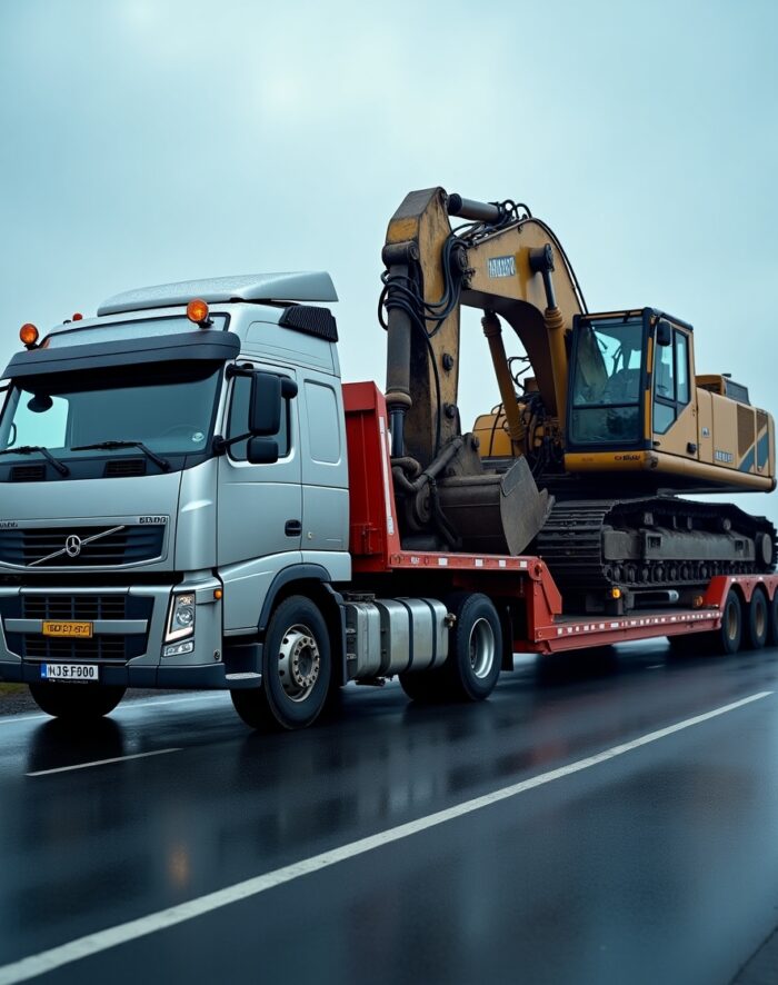 Flux_Dev_A_highangle_photograph_of_a_large_European_tractor_un_1